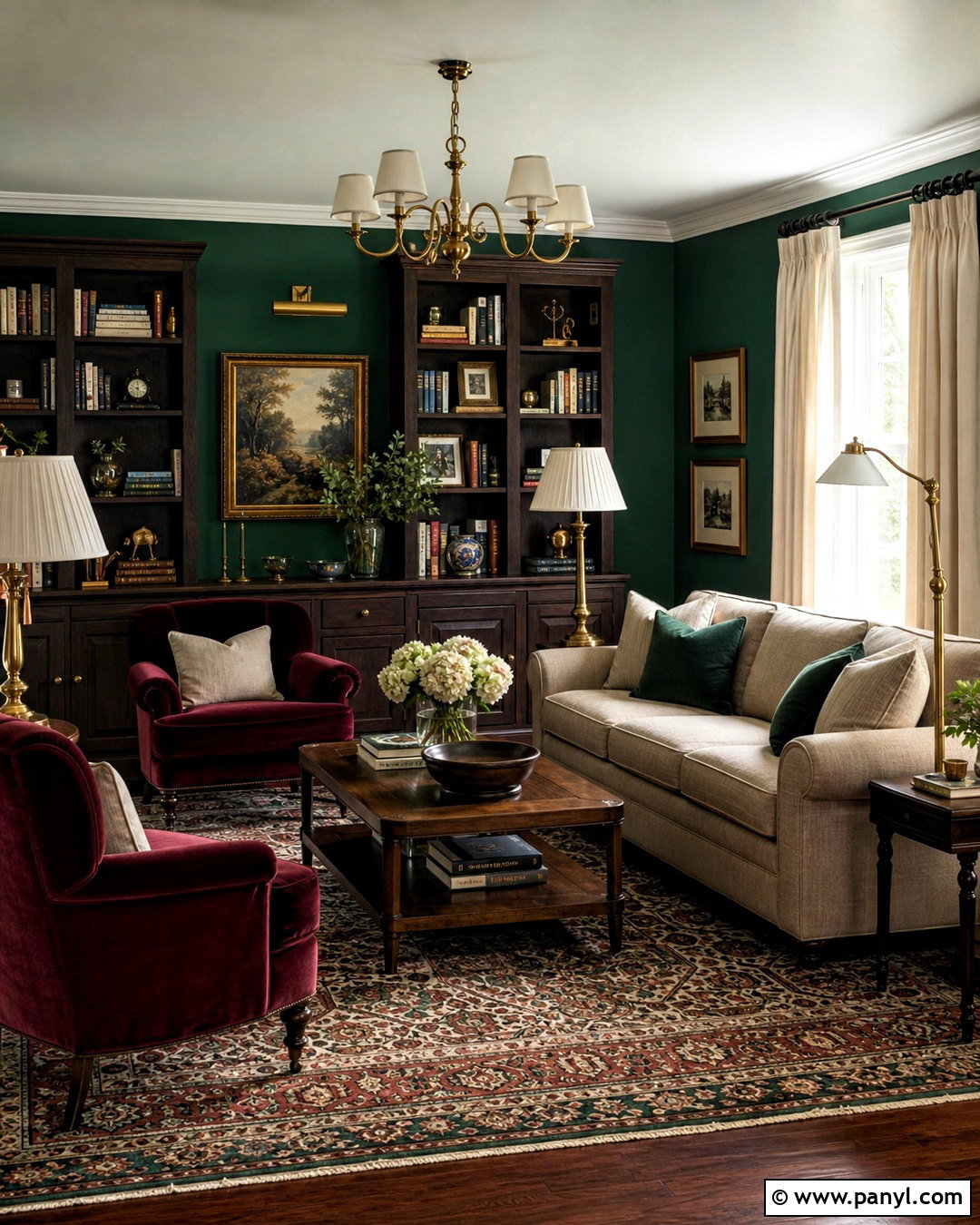 Emerald Green And Burgundy Living Room - 20 emerald green living room color scheme ideas