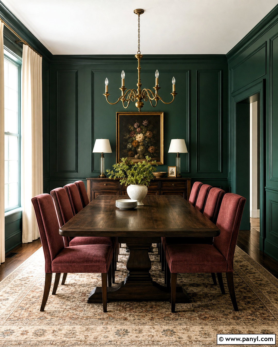 Emerald Green And Burgundy - 20 emerald green color palette ideas