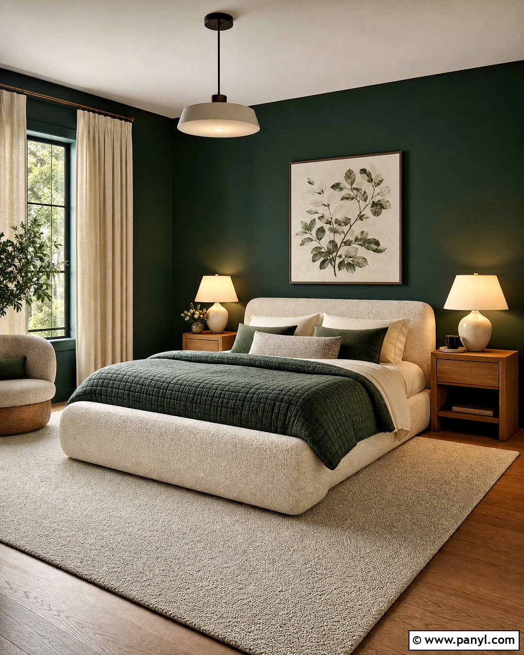 Emerald Green And Cream Bedroom - 20 emerald green bedroom colour schemes