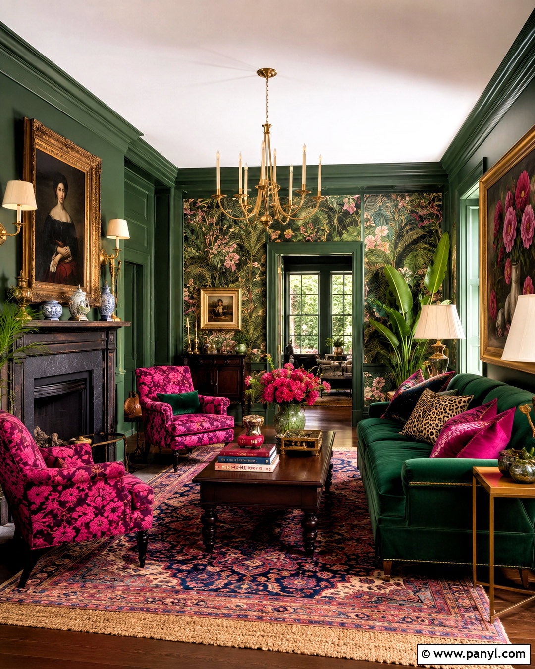 Emerald Green And Fuchsia Maximalist Color Palette - 20 maximalist color palette ideas