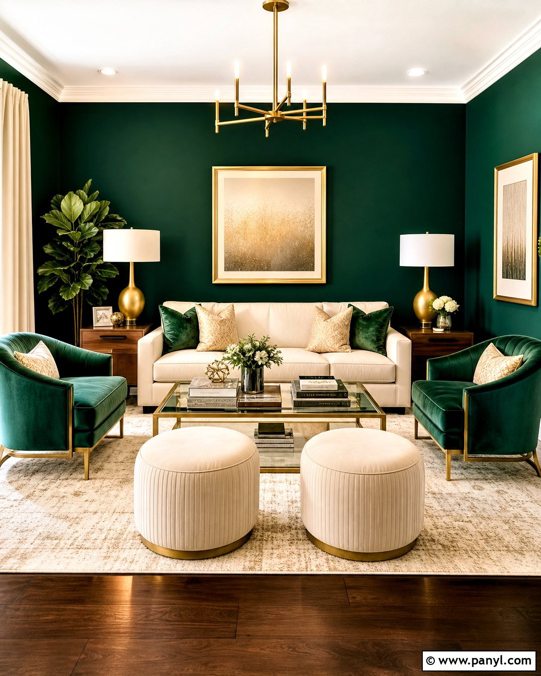 Emerald Green And Gold Living Room - 20 emerald green room decor ideas