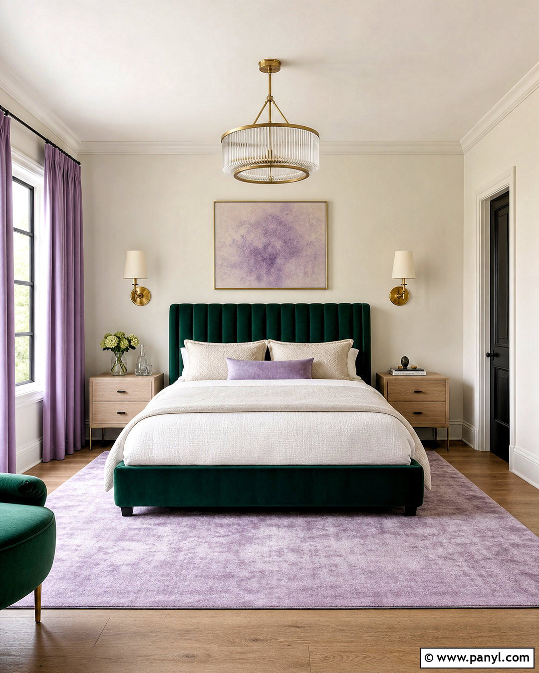 Emerald Green And Lavender - 20 emerald green color palette ideas