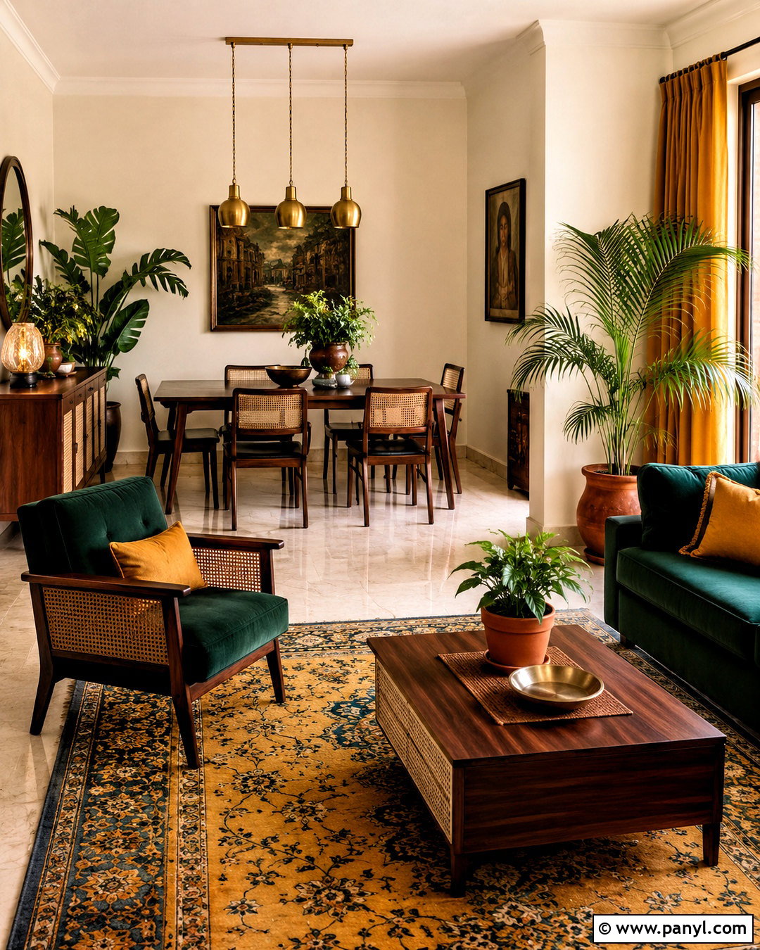 Emerald Green And Ochre Boho Color Palette - 20 boho chic color palette ideas