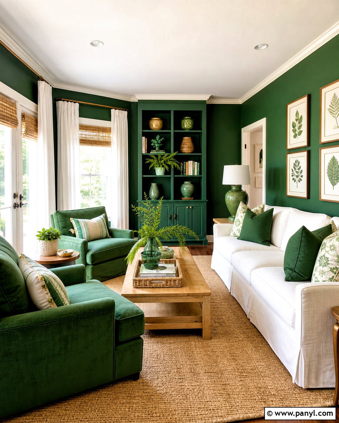 Emerald Green And White Living Room - 20 emerald green living room color scheme ideas