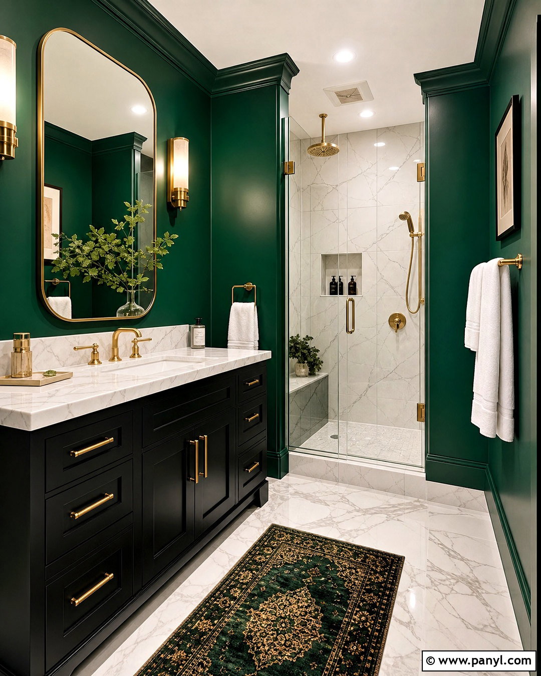 20 Green Bathroom Paint Colors for a Serene Spa-Like Look