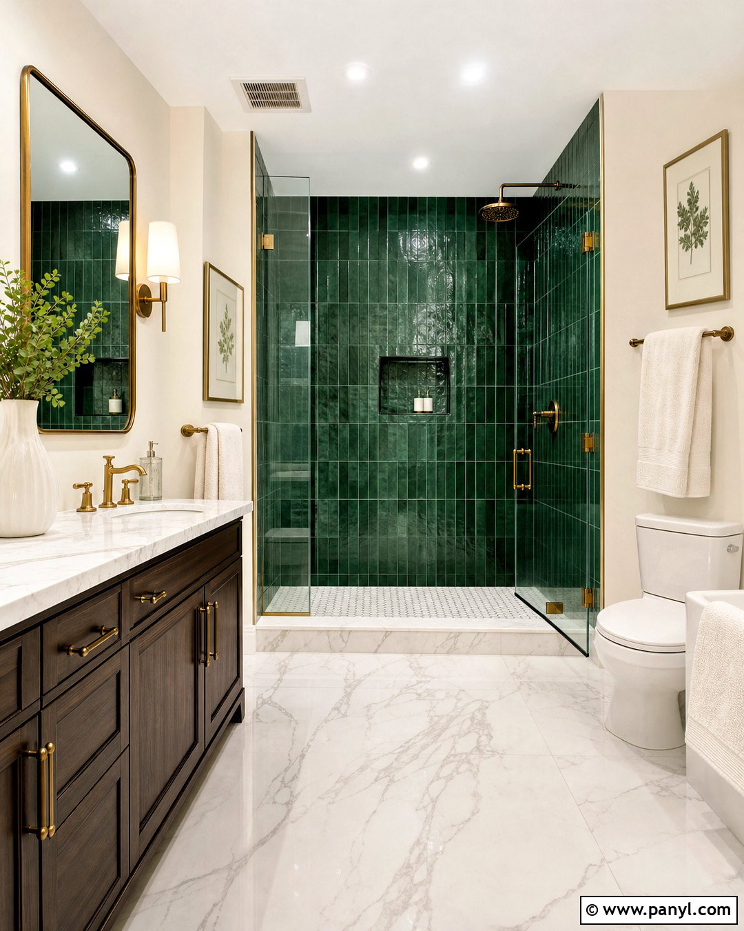 Emerald Green Bathroom Color Scheme - 20 bathroom color scheme inspiration ideas