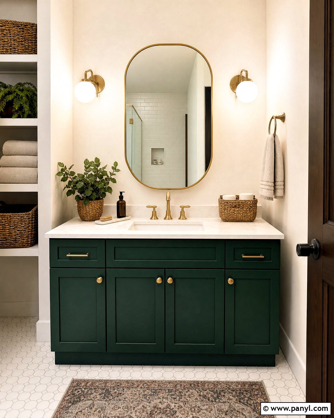 Emerald Green Bathroom Vanity - 20 emerald green bathroom ideas