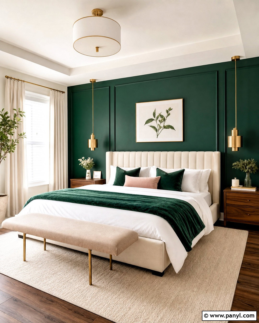 Emerald Green Bedroom - 20 green bedroom paint colors
