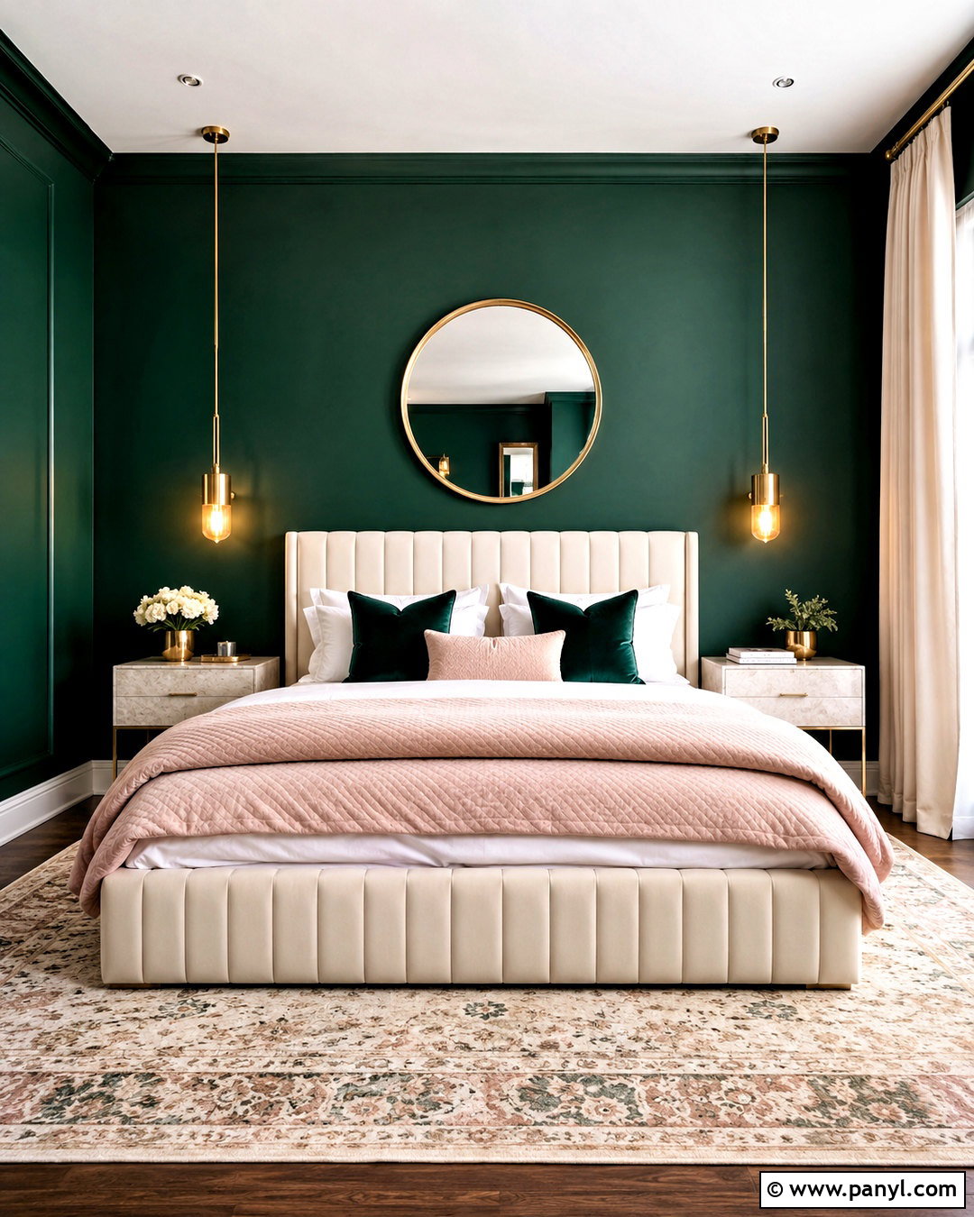 Emerald Green Bedroom Walls - 20 dark bedroom wall colors