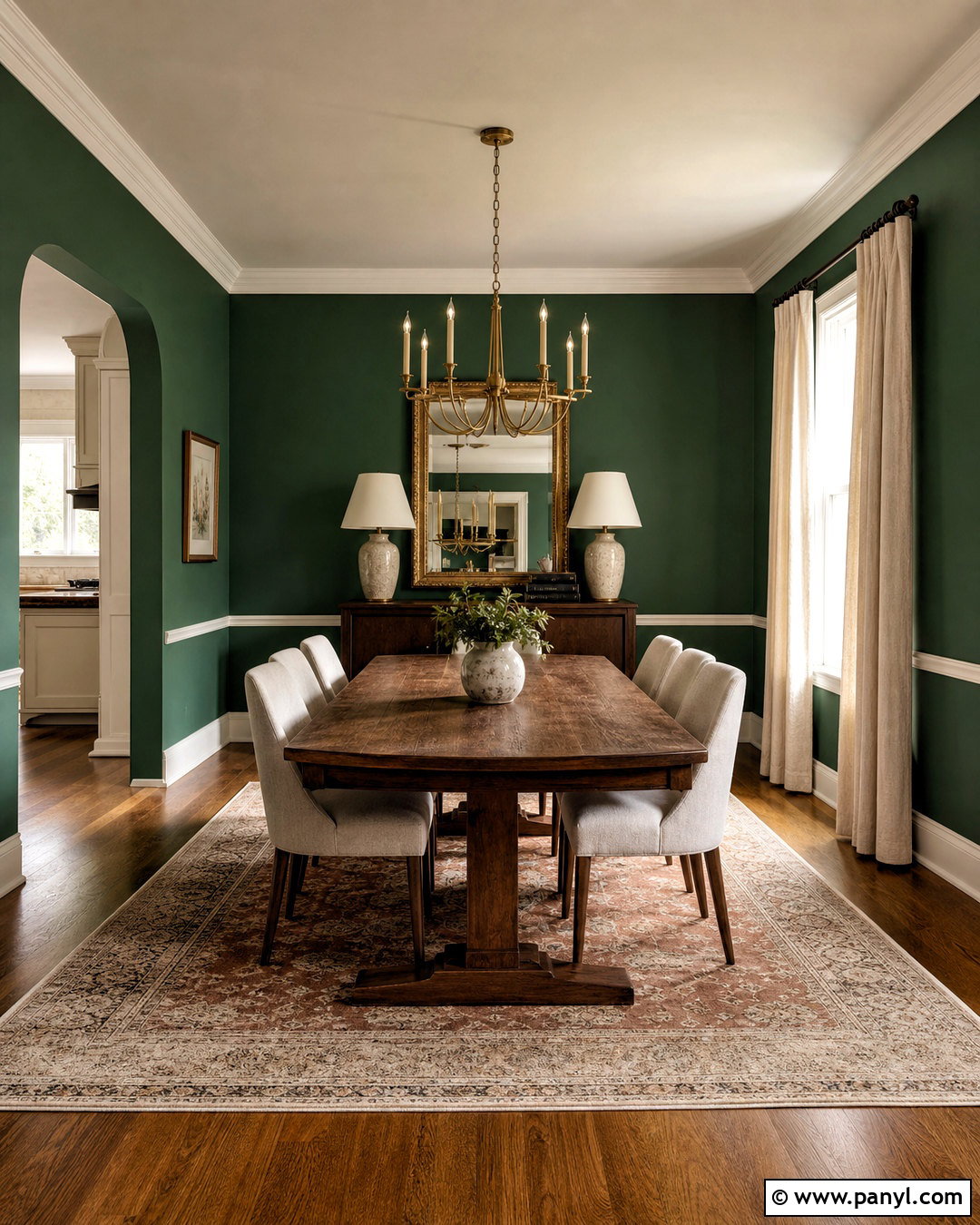 Emerald Green Dining Room - 20 emerald green interior design ideas