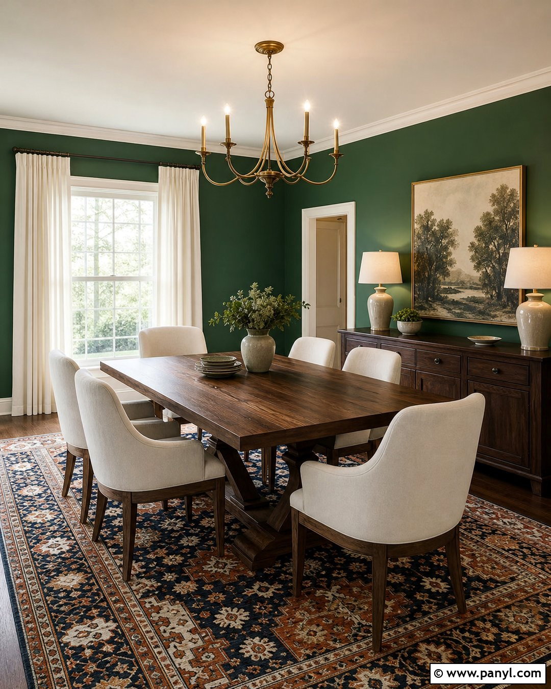 Emerald Green Dining Room Walls - 30 green wall colors