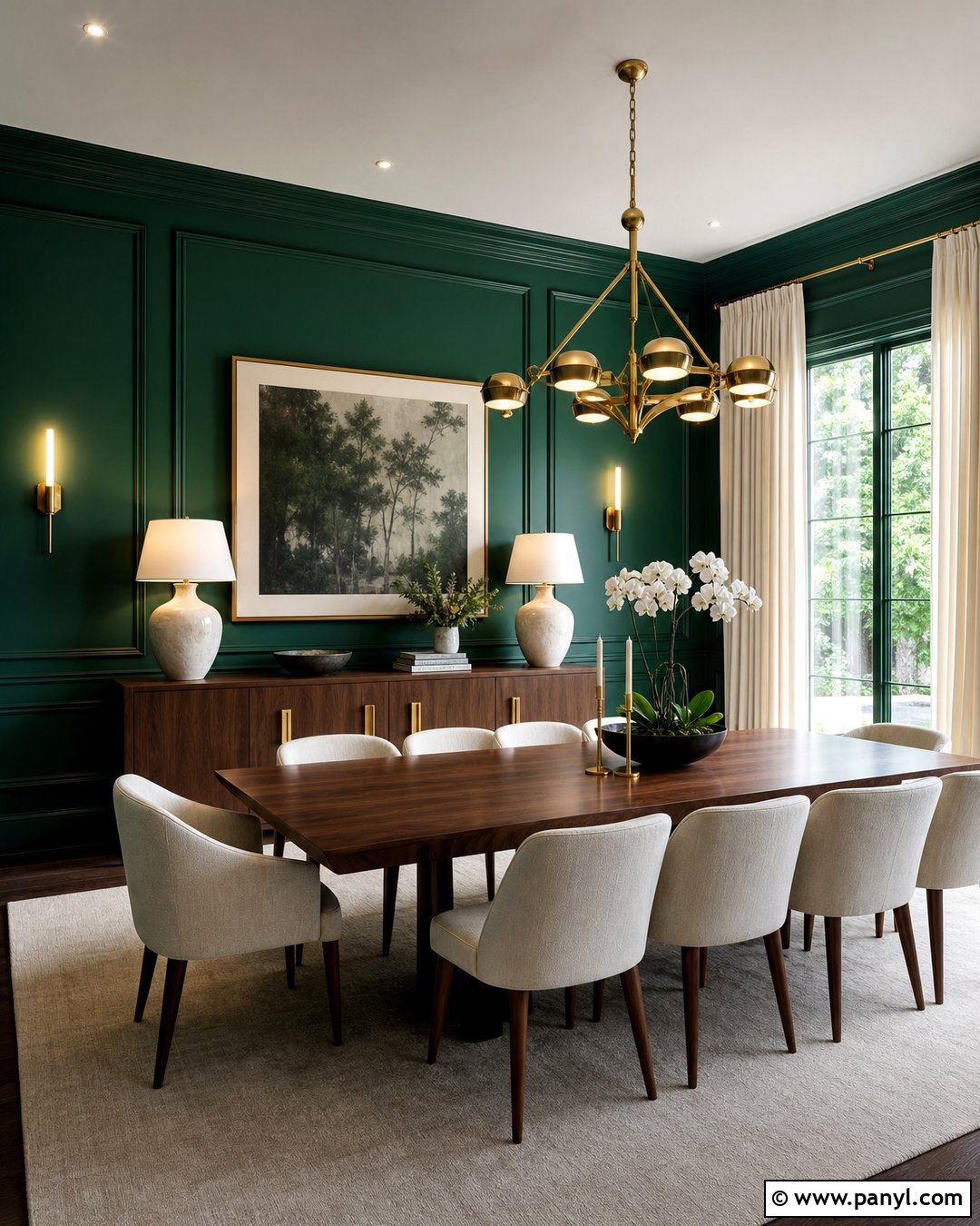 Emerald Green Dining Room Walls - 50 green walls