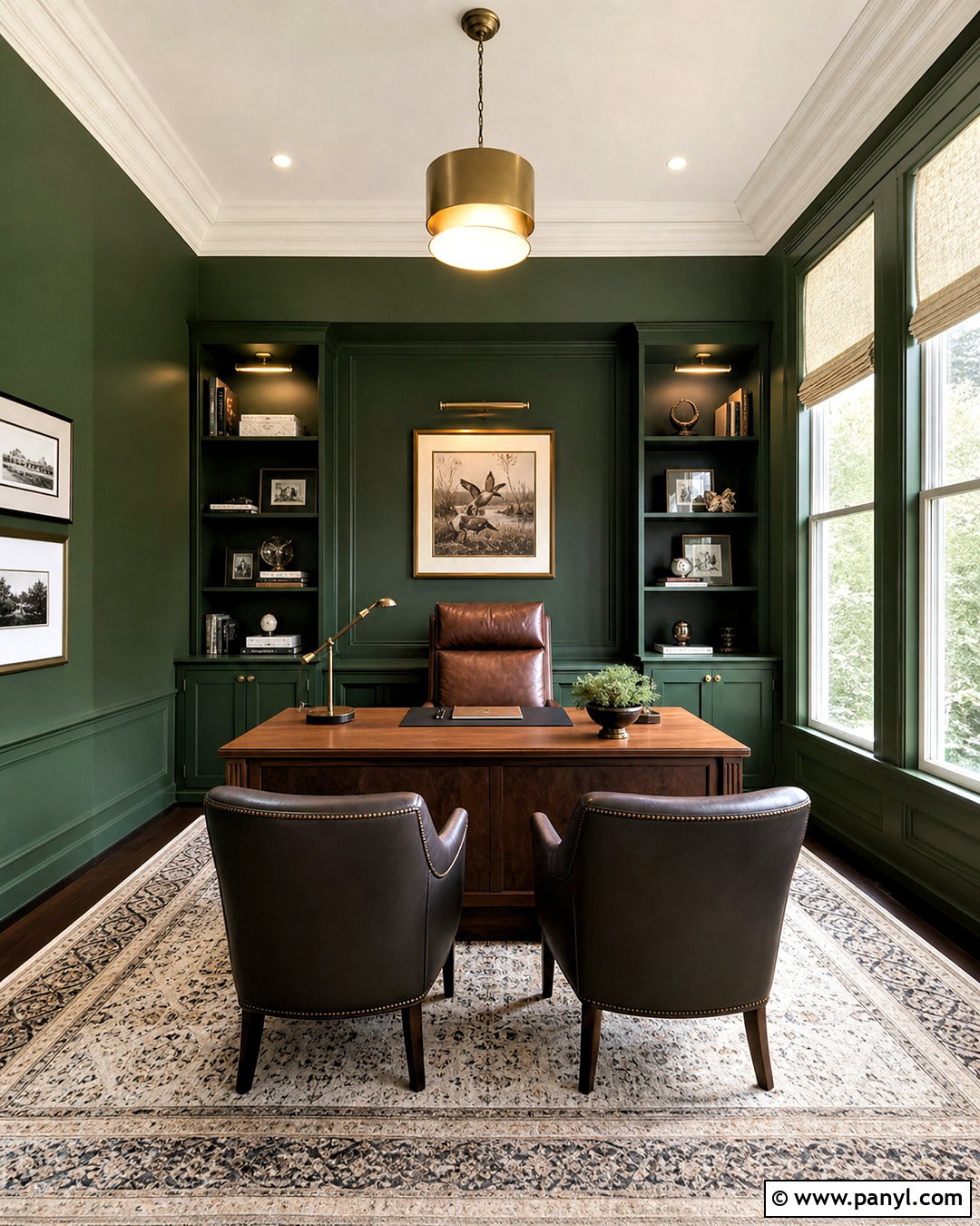 Emerald Green Executive Office - 20 emerald green office ideas