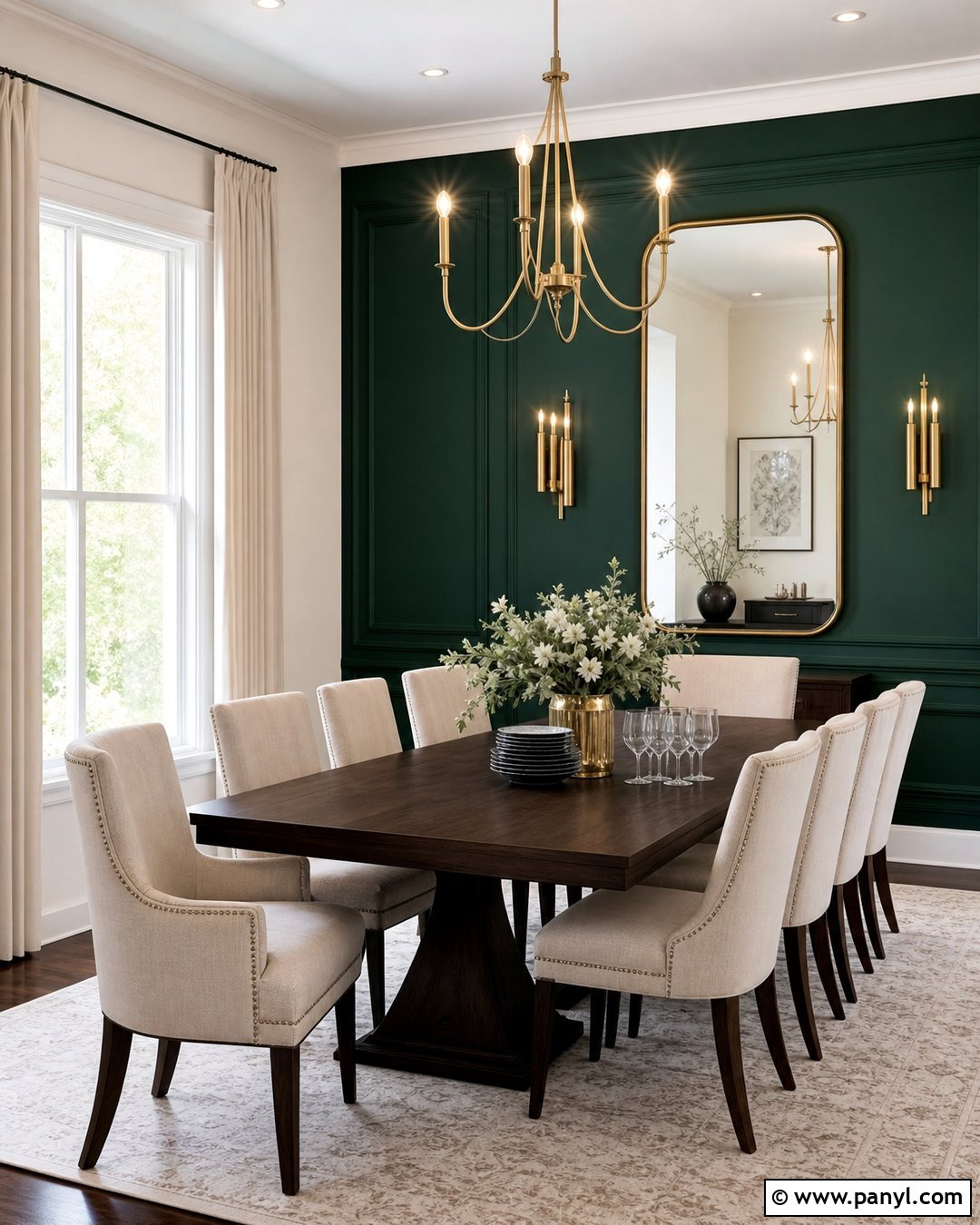 Emerald Green Feature Wall - 30 Feature Wall Colours