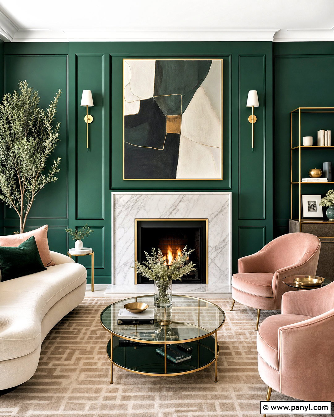 20 Green Fireplace Wall Ideas for a Cozy, Striking Focal Point
