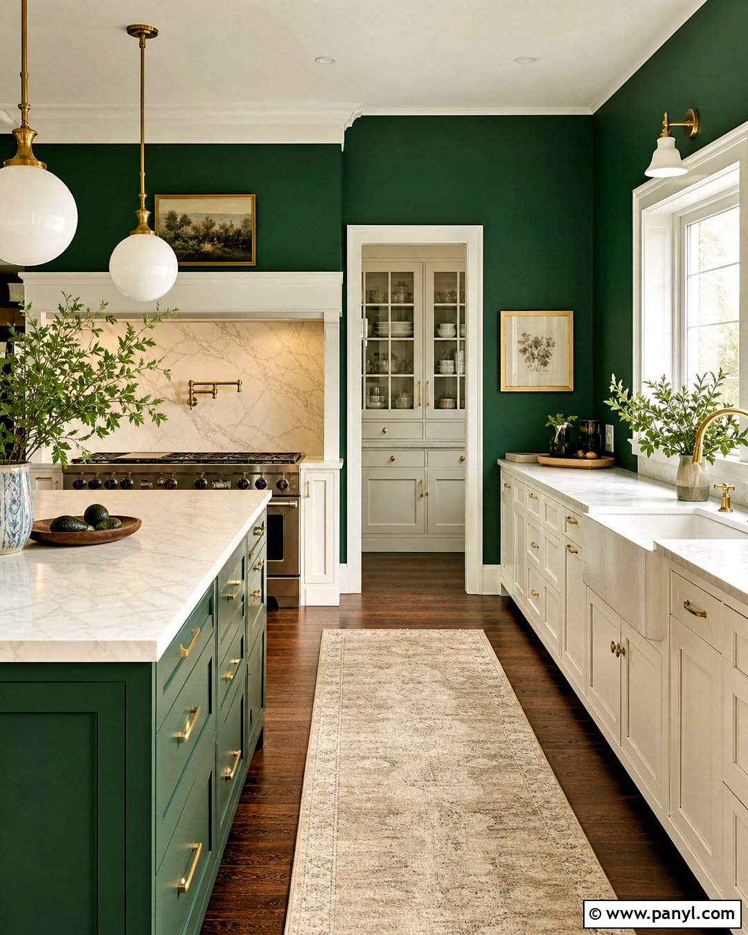 20 Dark Green Kitchen Walls That Create a Rich, Modern Look