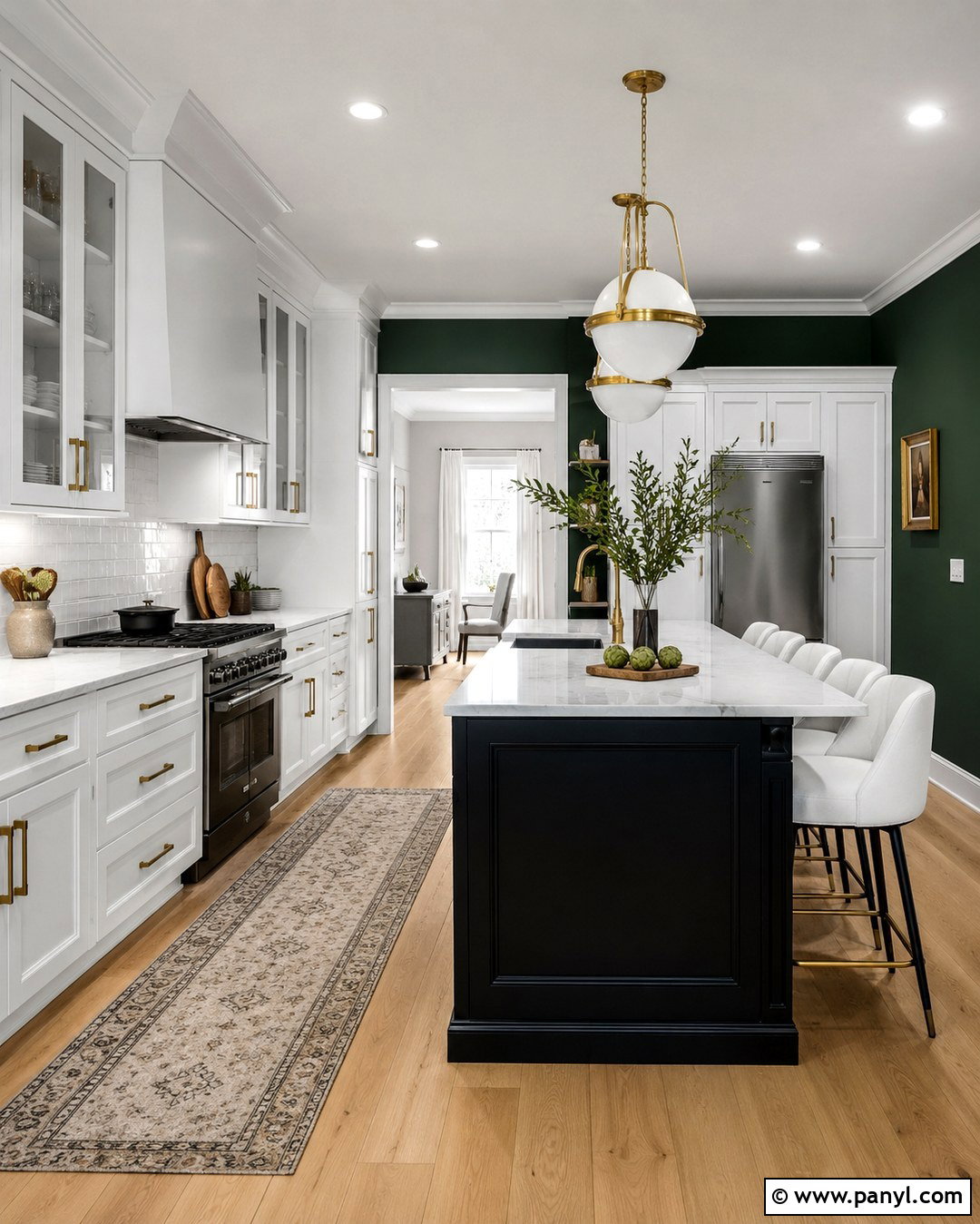 Emerald Green Kitchen Walls - 20 Best Green Color For Kitchen Walls