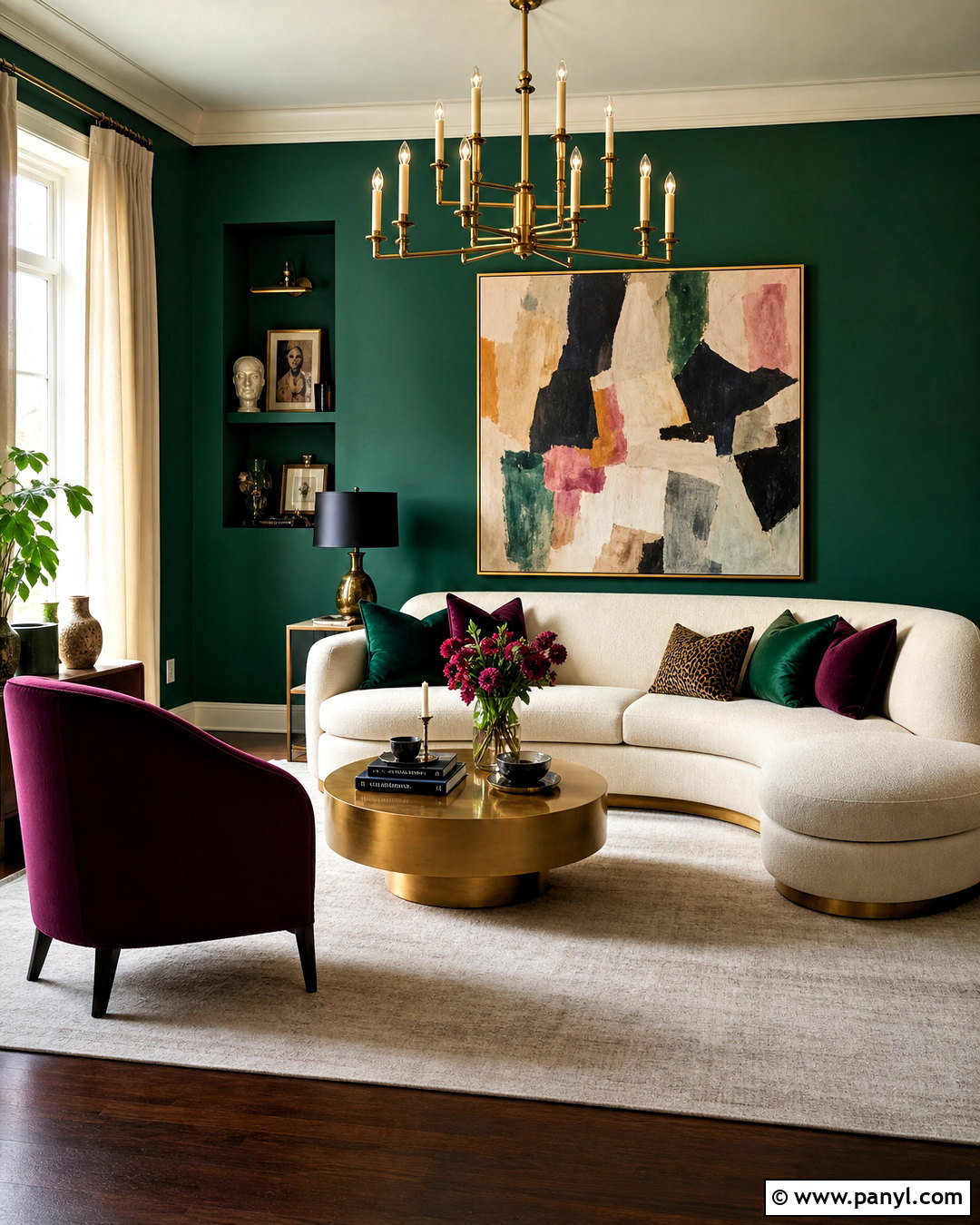 Emerald Green Living Room Walls - 20 green living room walls