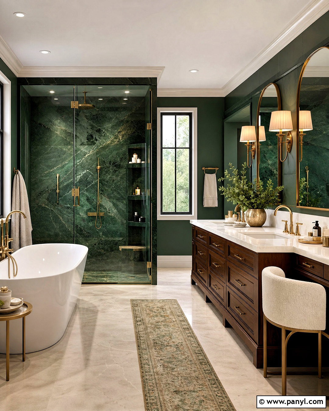 Emerald Green Luxury Bathroom - 20 emerald green bathroom ideas