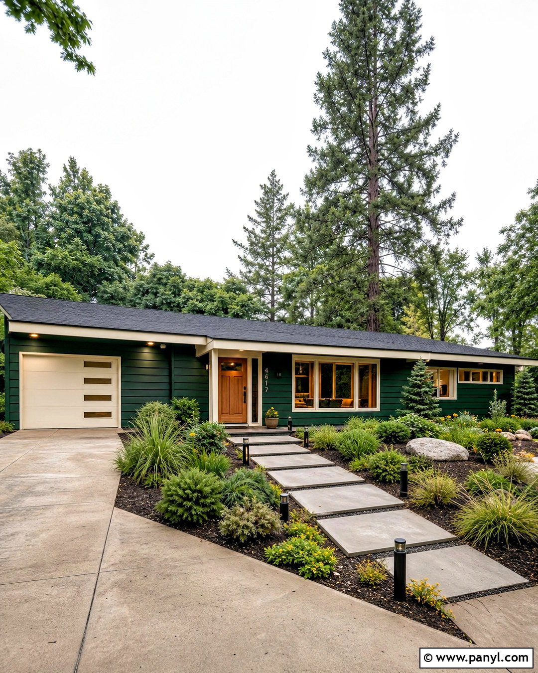 Emerald Green Ranch House - 20 emerald green house ideas