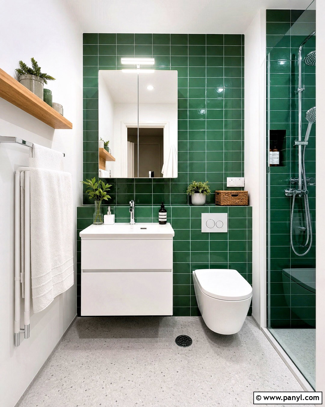 Emerald Green Small Bathroom - 20 emerald green bathroom ideas