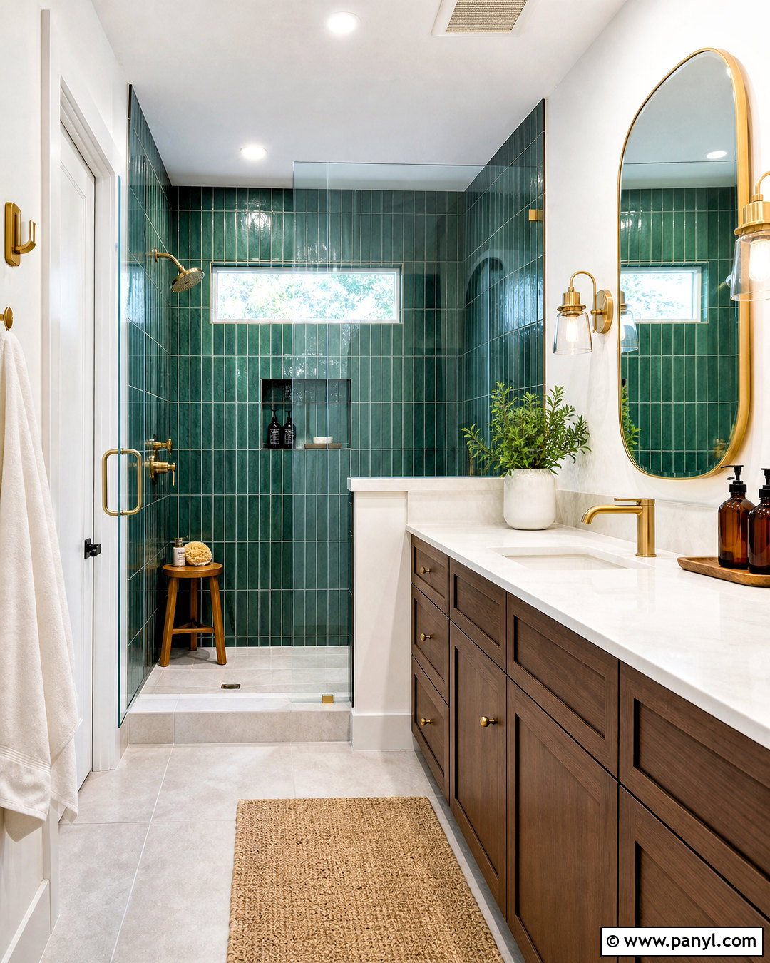 Emerald Green Tile Bathroom - 20 emerald green room decor ideas