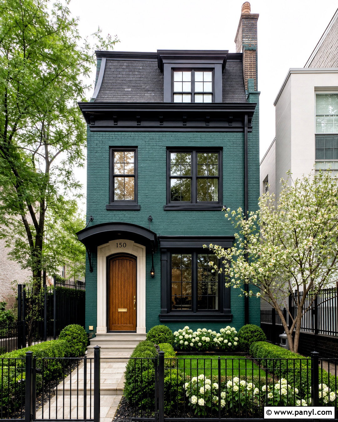 Emerald Green Townhouse - 20 emerald green house ideas