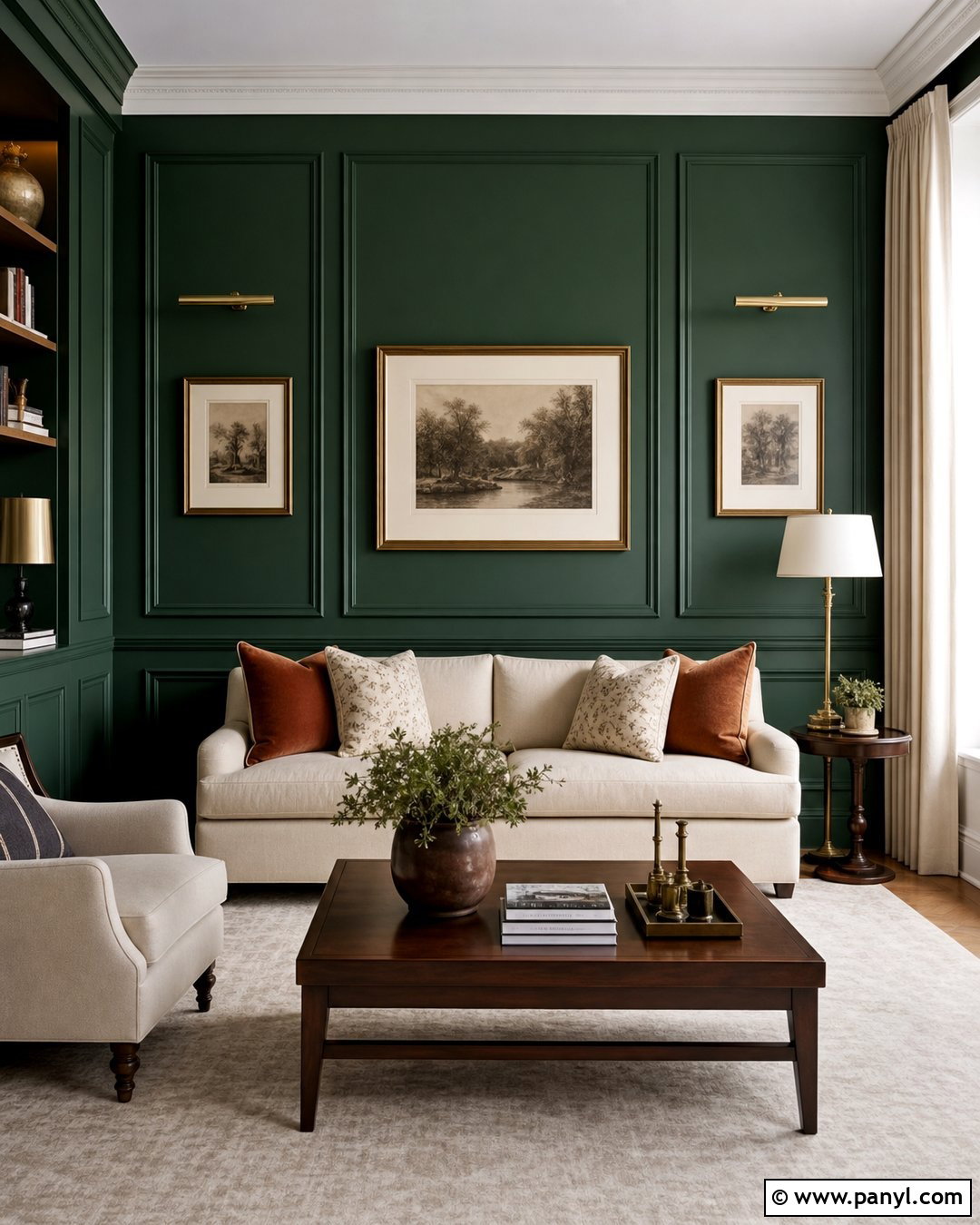 Emerald Green Wall Paneling - 30 emerald green walls
