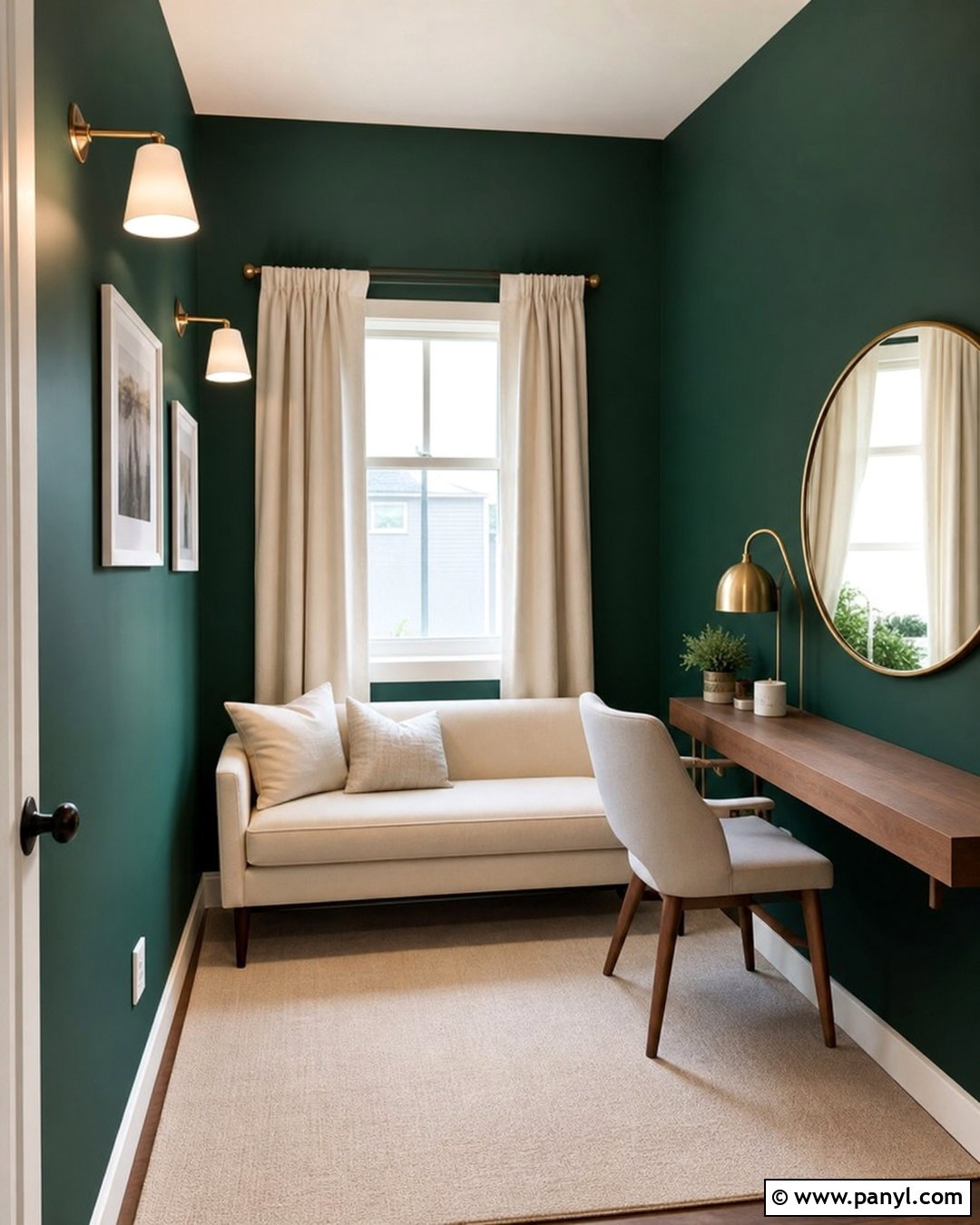 Emerald Green Walls In A Small Room - 30 emerald green walls