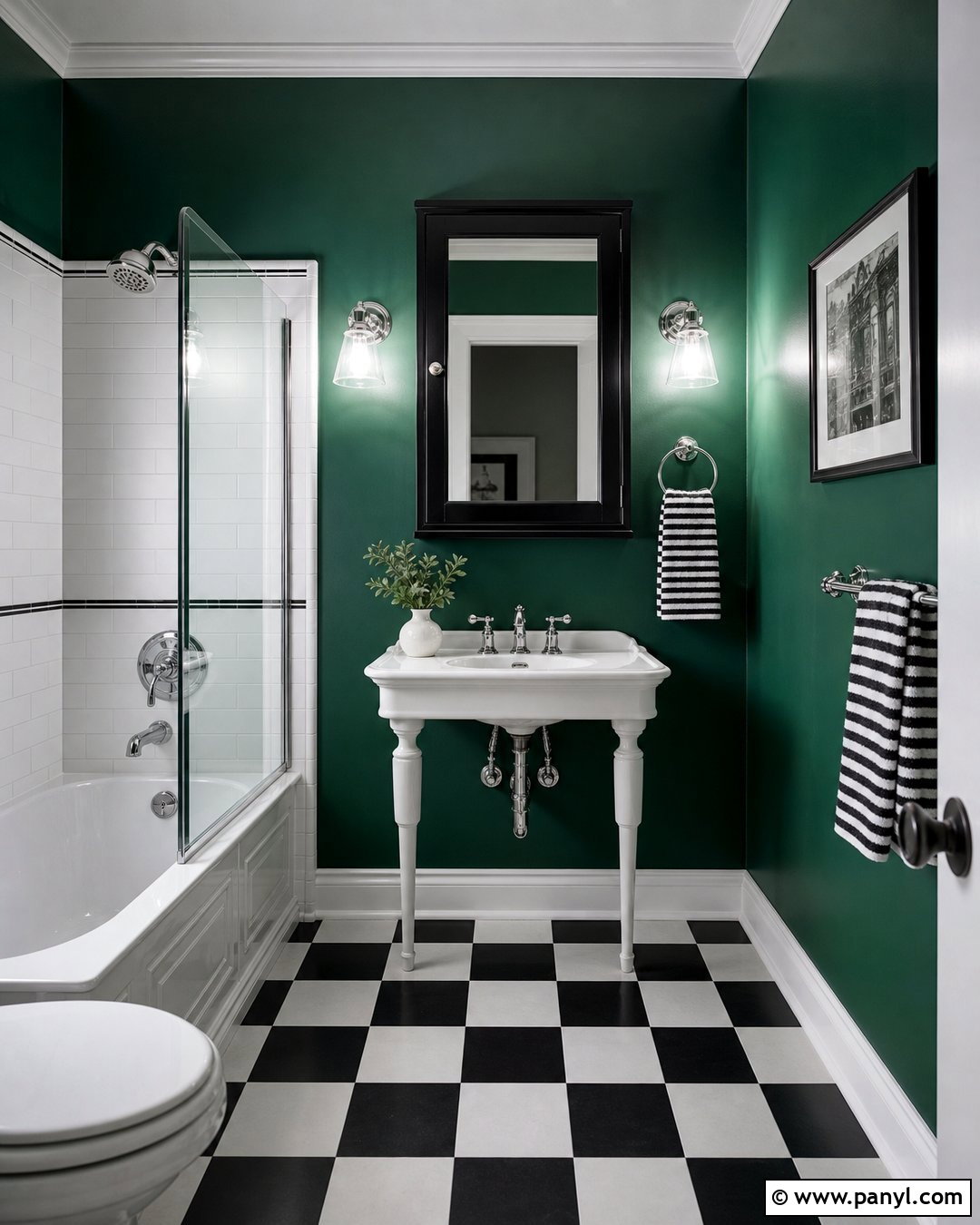 25 Emerald Green Bathroom Walls for a Luxe, Spa-Like Retreat