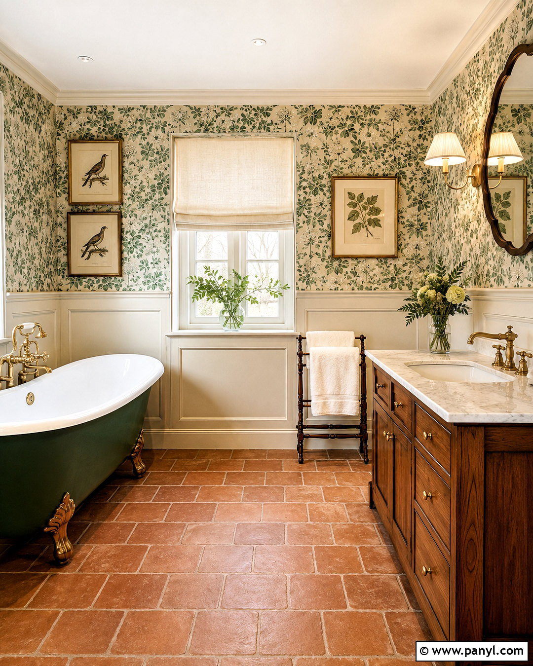 English Cottage Bathroom - 20 cottage bathroom ideas