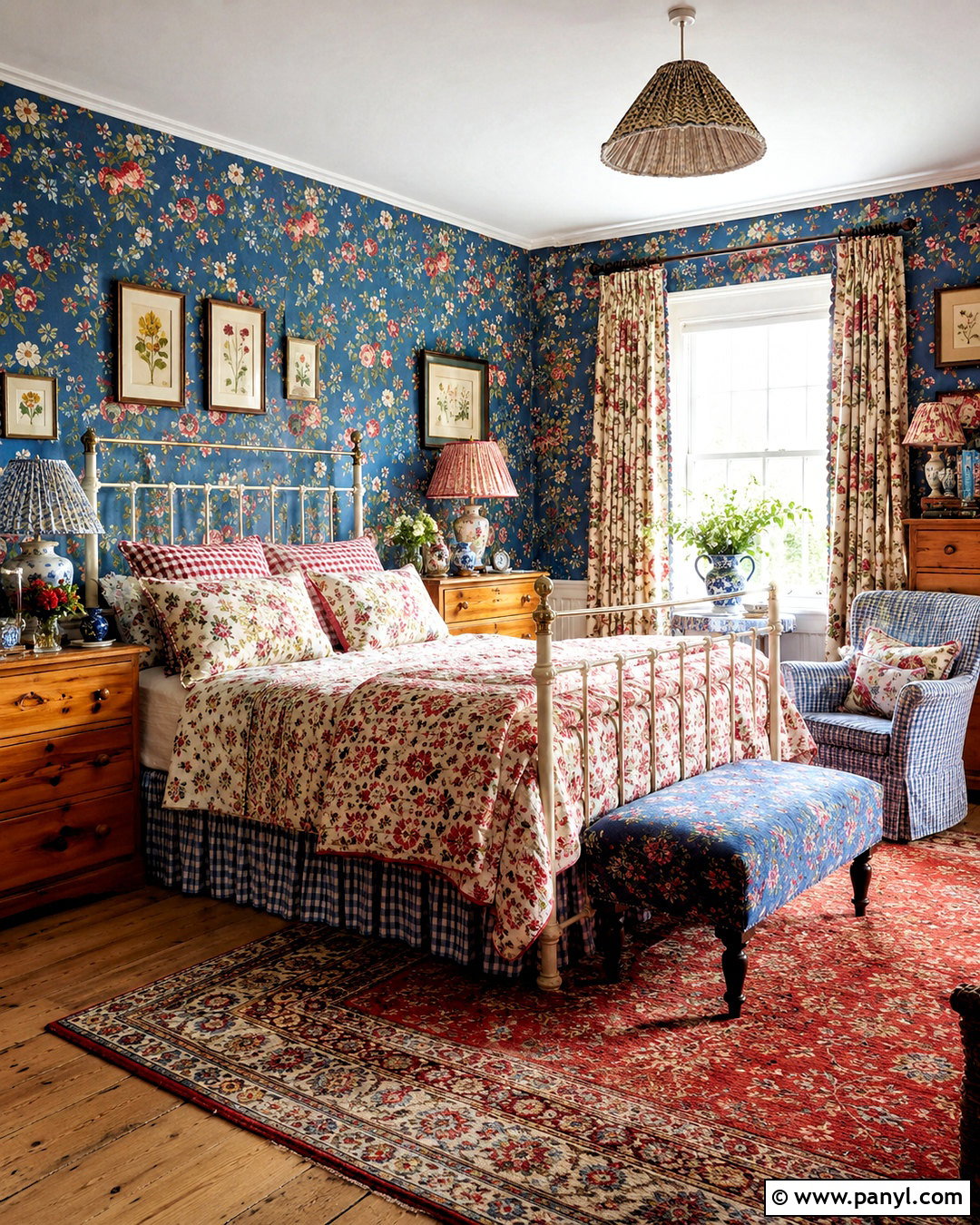 English Cottage Maximalist Bedroom - 20 maximalist decor ideas