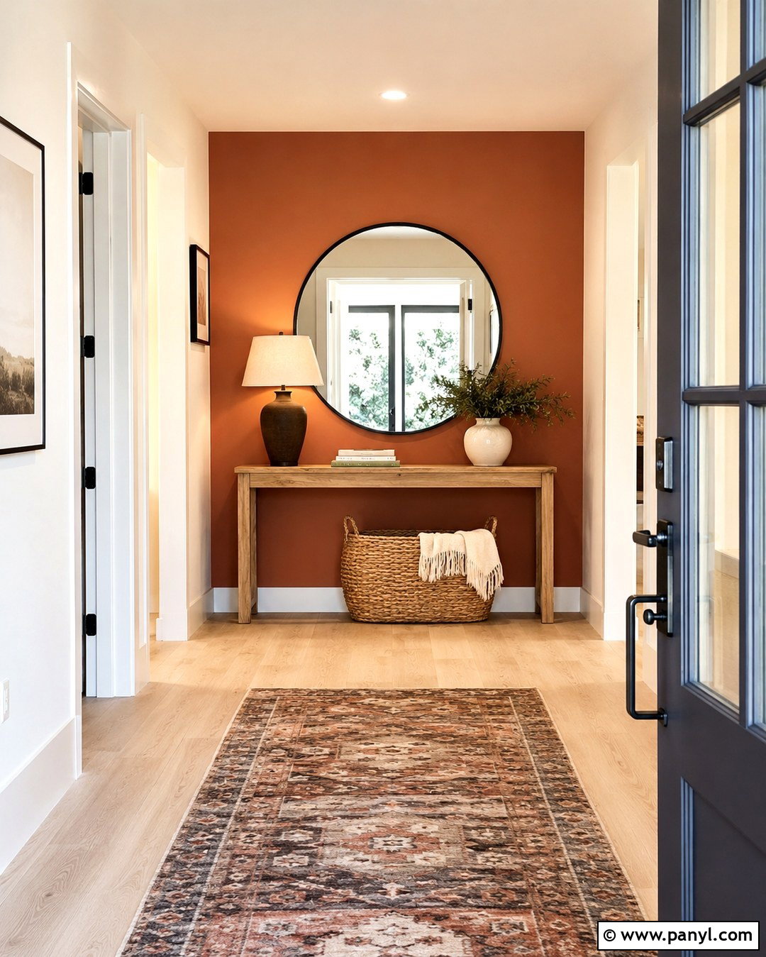 Entryway Console Wall - 20 Which Walls To Paint Accent Ideas