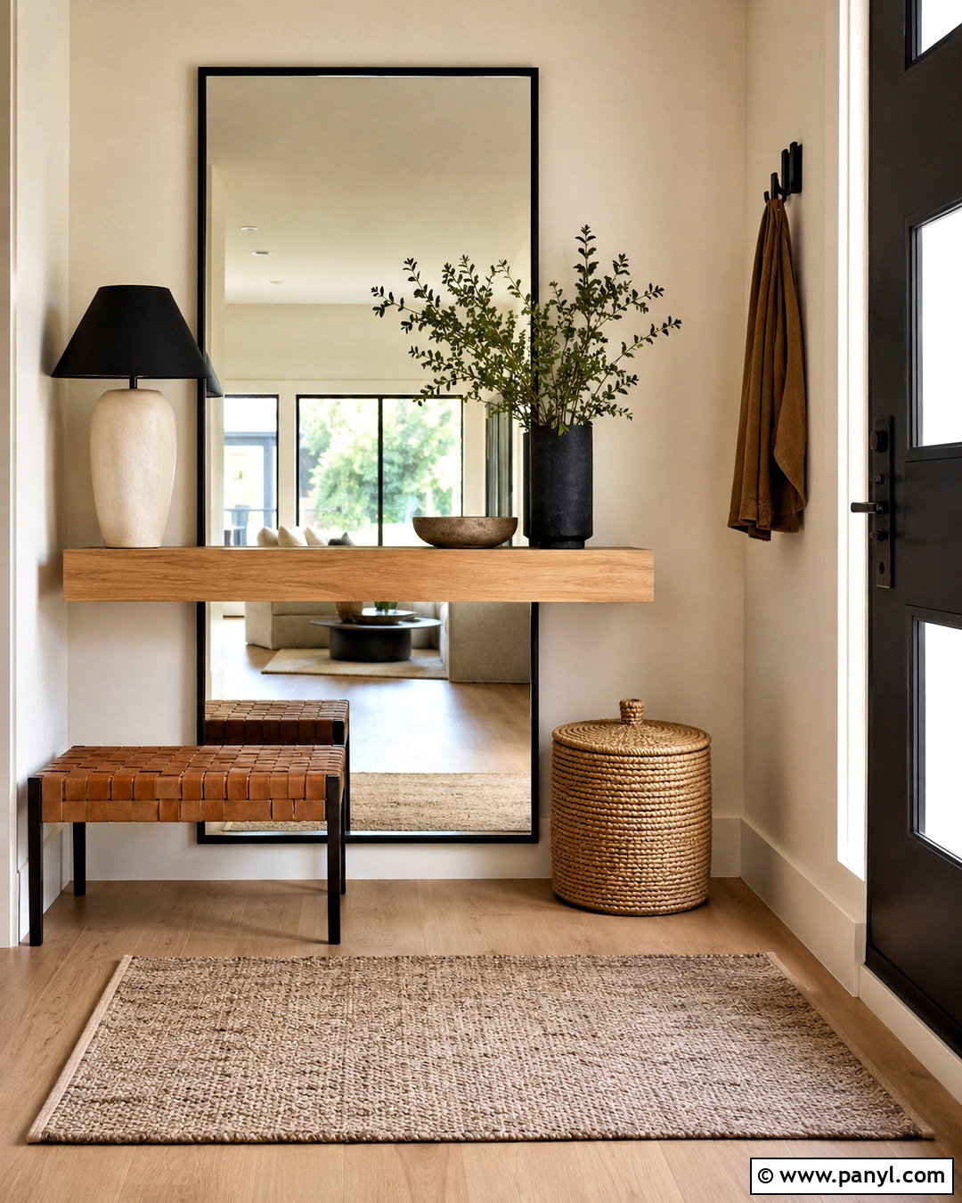 Entryway Mirror Wall - 20 minimal wall ideas