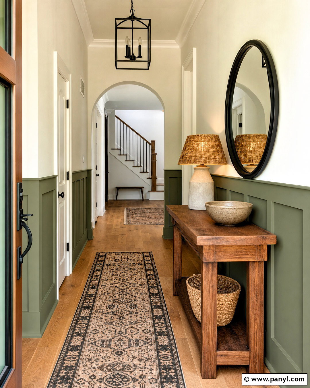 Entryway Wainscoting - 20 wainscoting ideas