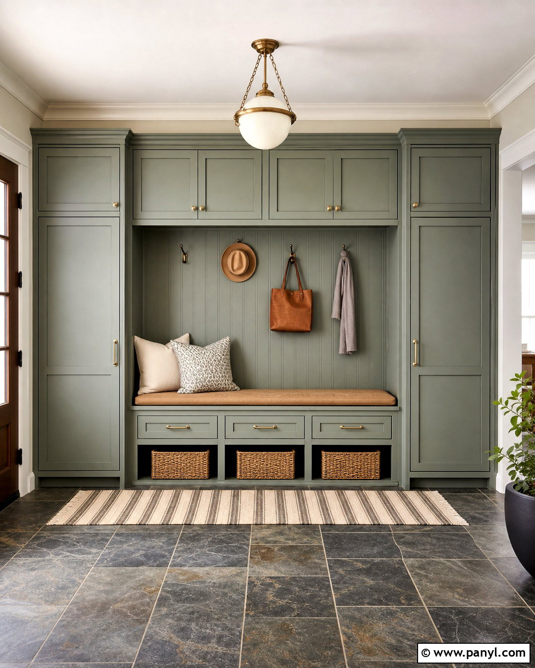 Entryway With Built-In Storage - 20 entryway ideas