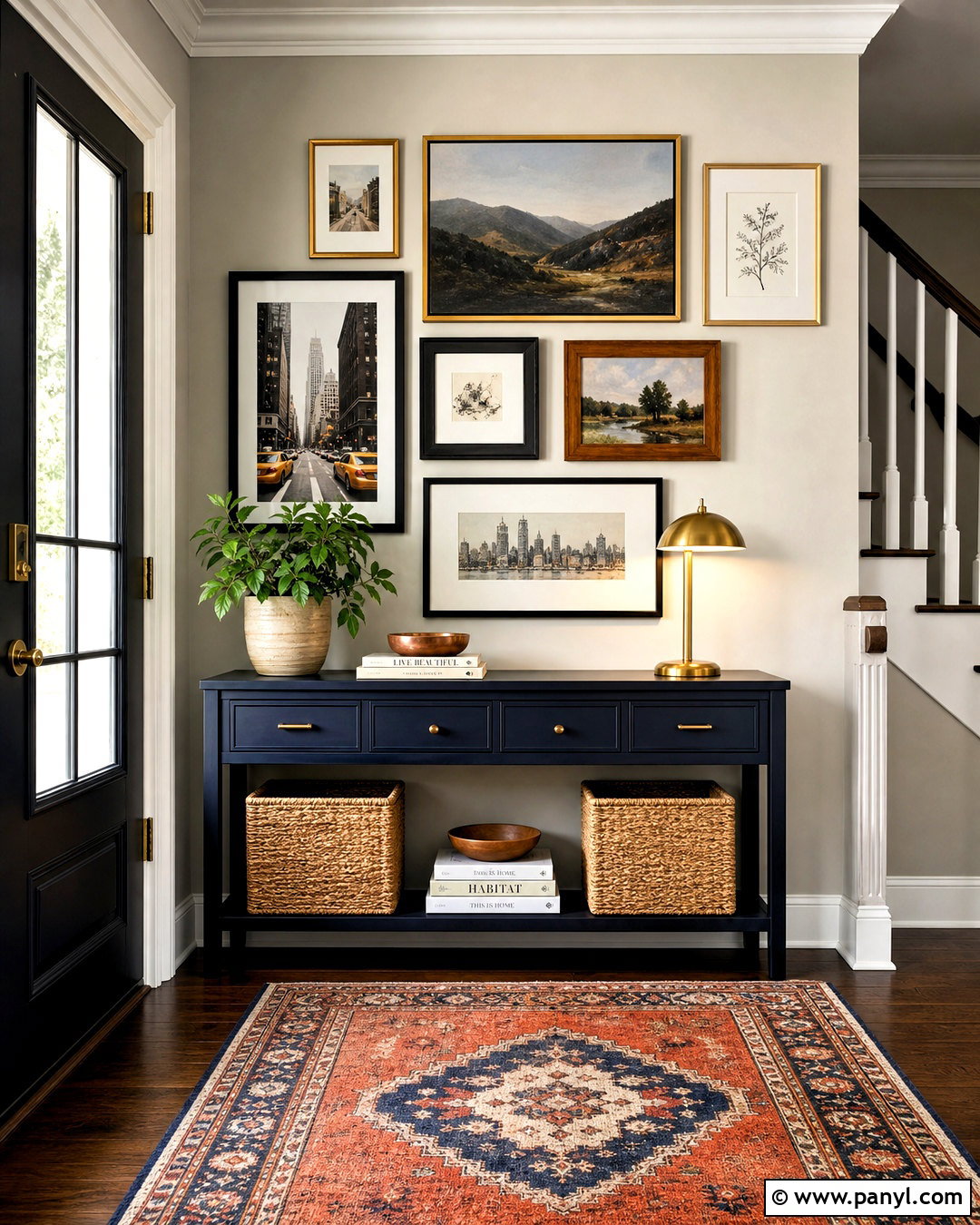 Entryway With Gallery Wall - 20 entryway ideas