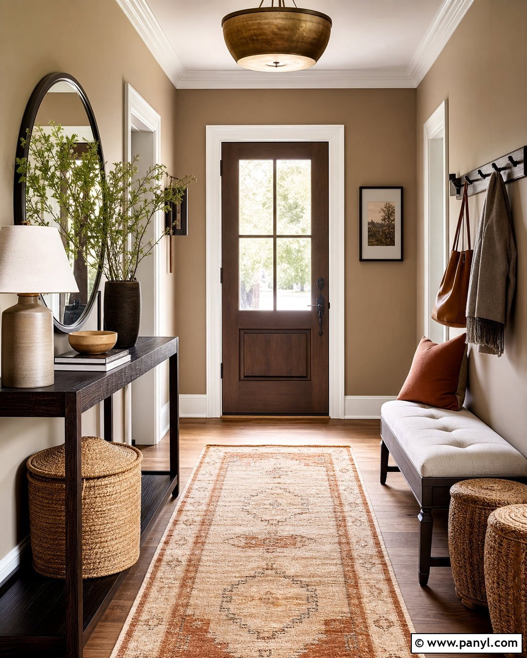 Entryway With Light Brown Walls - 35 light brown walls