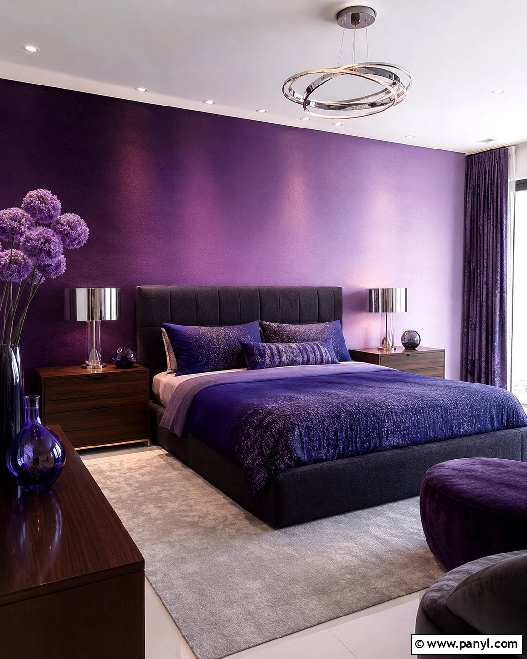 Epcot Purple Gradient Wall Paint - 20 Epcot Wall Paint Ideas