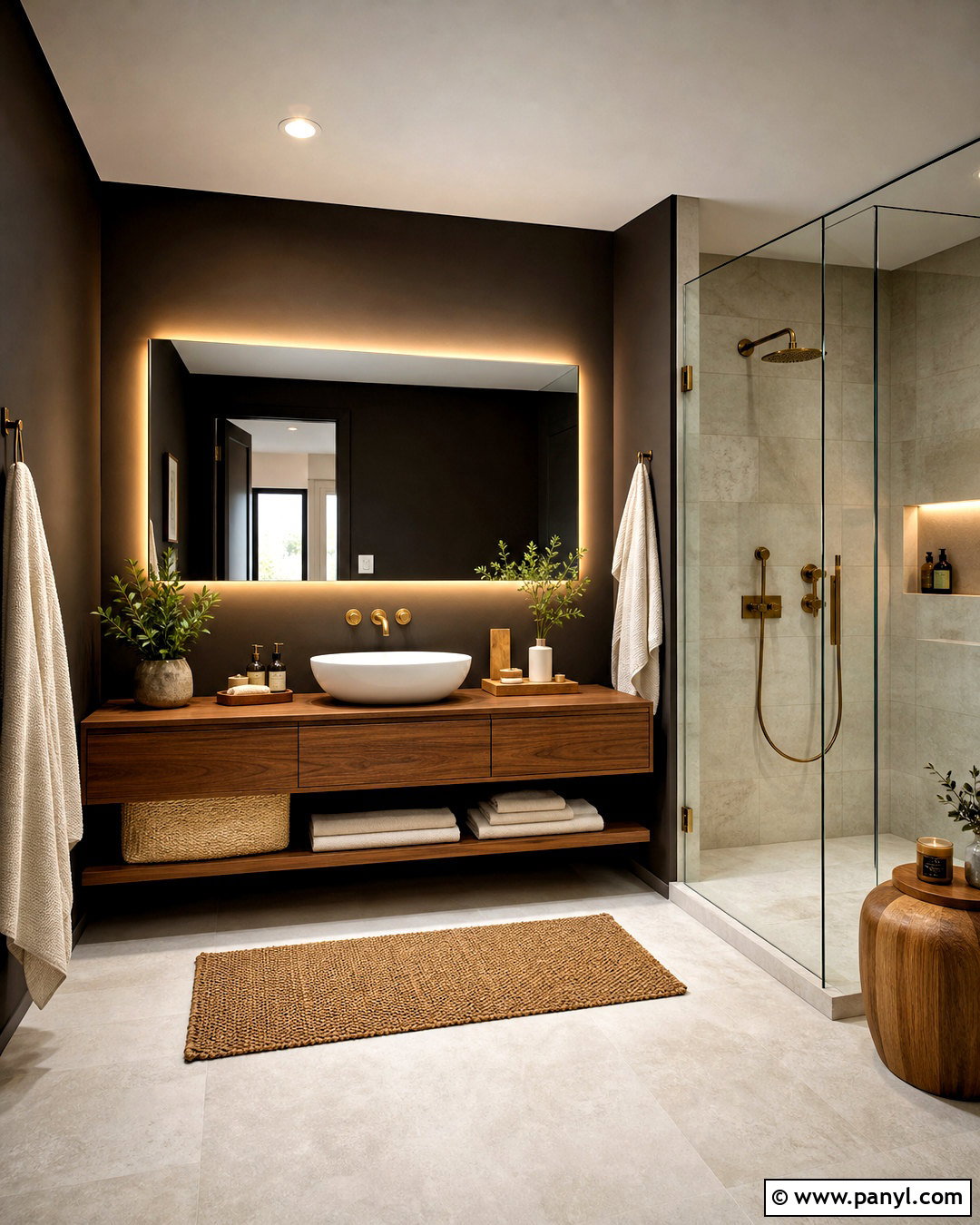 Espresso Bathroom Paint - 20 dark bathroom paint colors