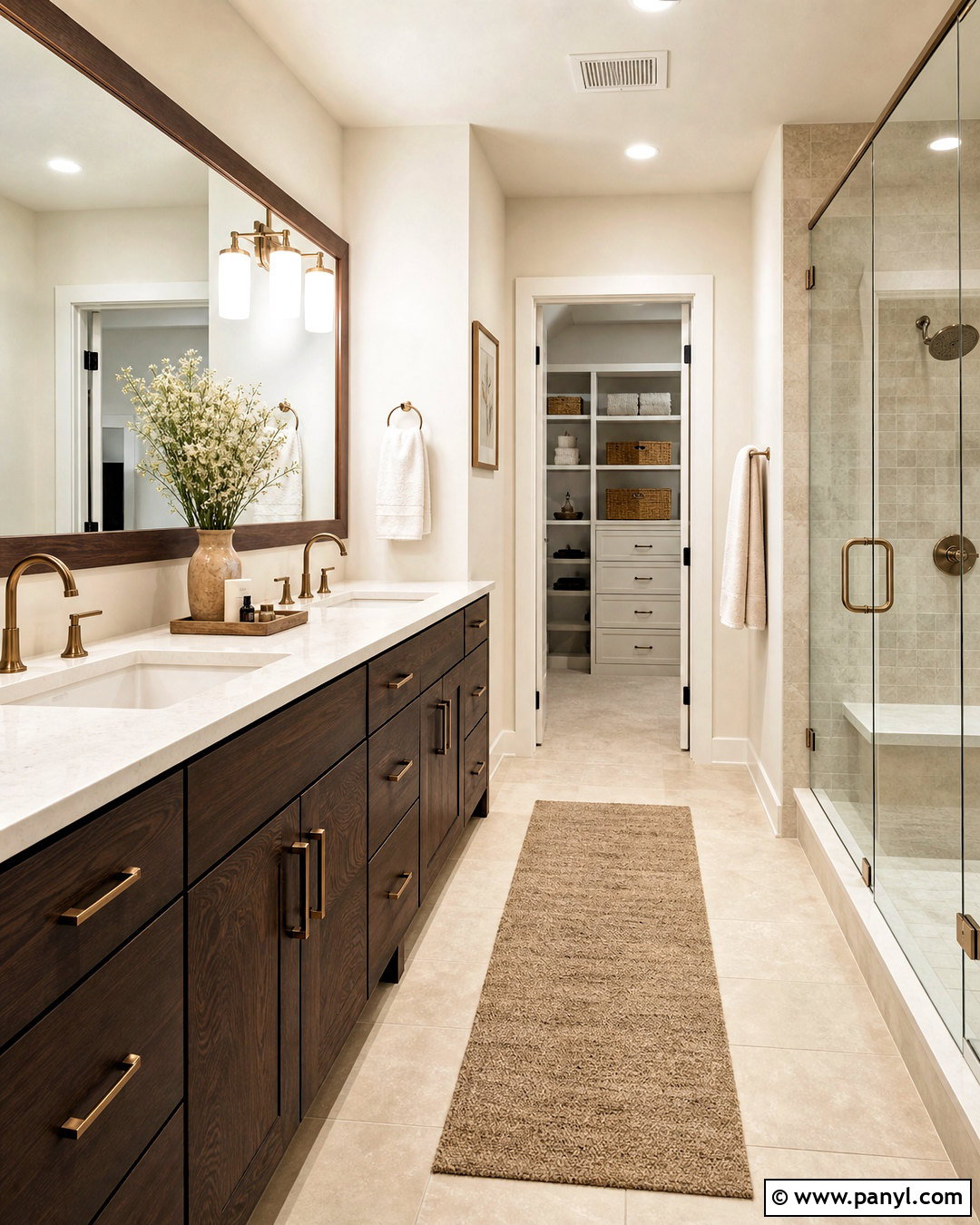 Espresso Brown Bathroom Cabinets - 20 bathroom cabinet color ideas