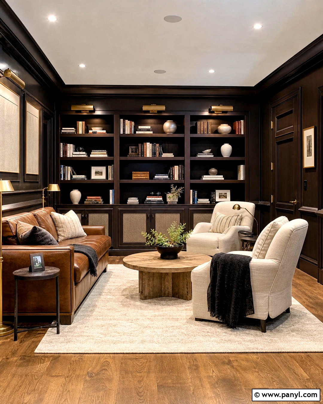 Espresso Brown Dark Basement - 20 dark basement paint colors