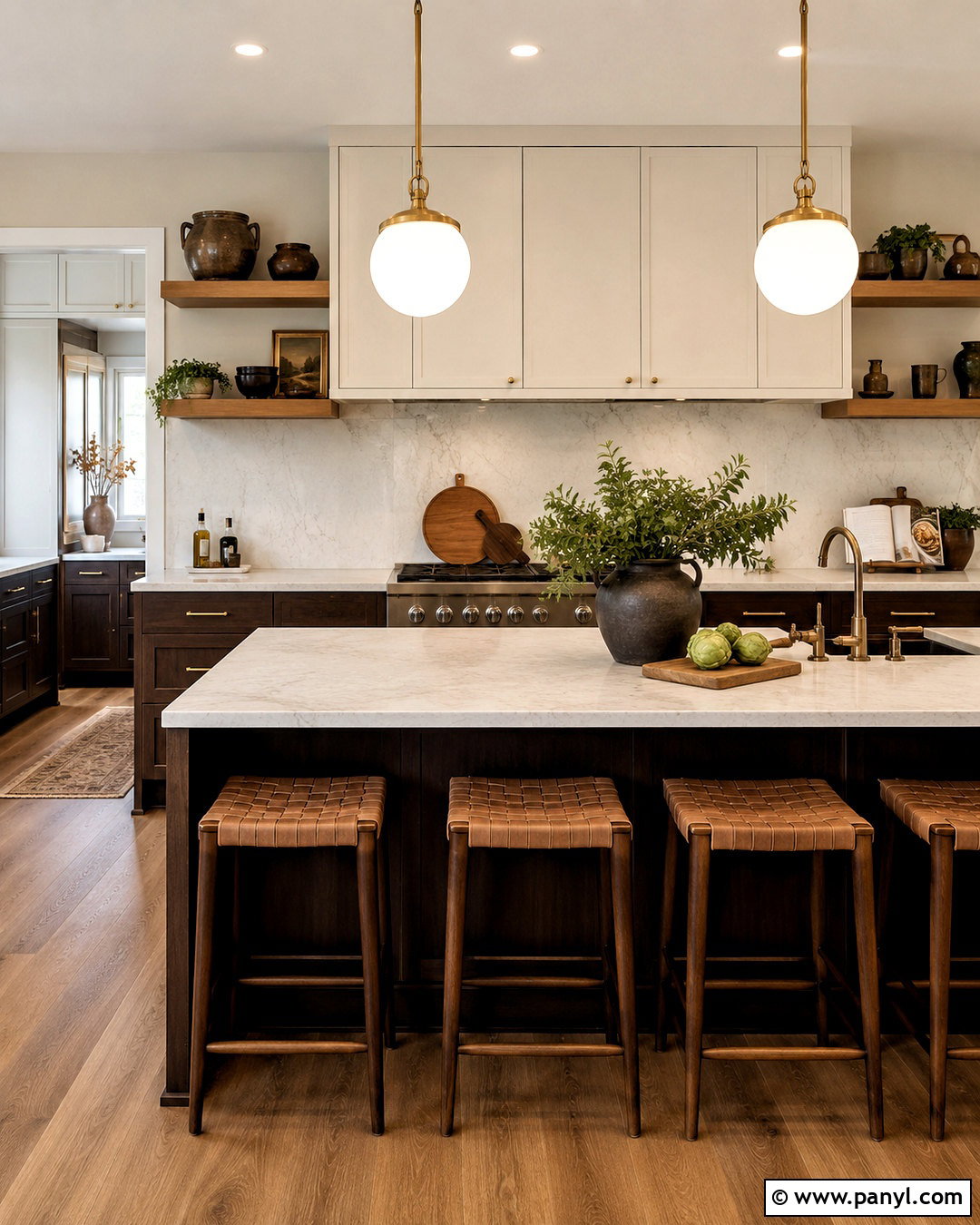 Espresso Brown Kitchen - 20 brown home aesthetic ideas