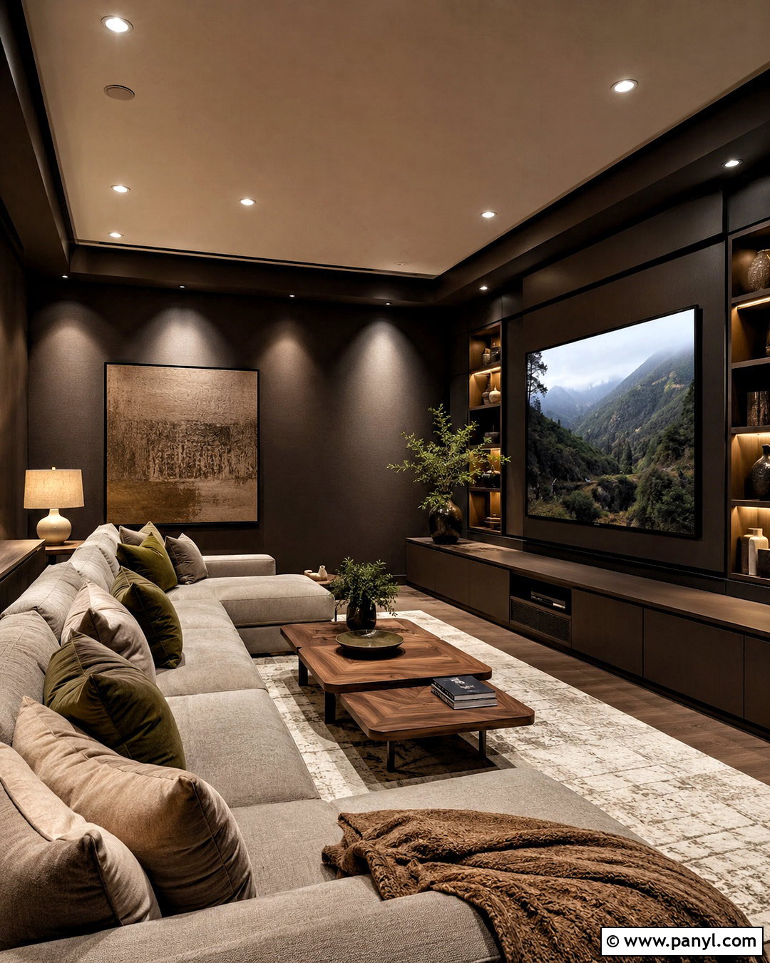 Espresso Brown Paint Color - 20 modern paint colors