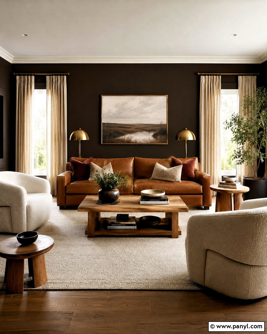 Espresso Brown Paint - 20 dark brown paint colors