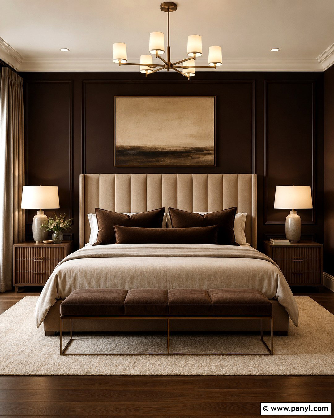 Espresso Brown Wall Color - 20 Dark Moody Wall Colors