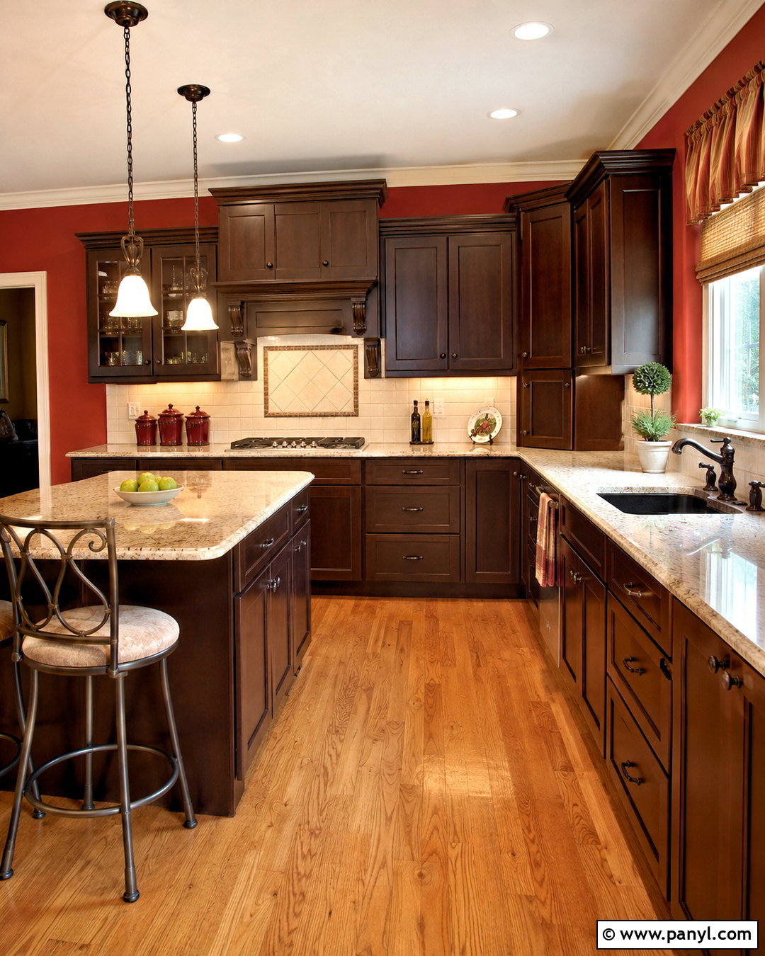 Espresso Cabinets With Red Walls - 20 What Color Cabinets Go With Red Walls
