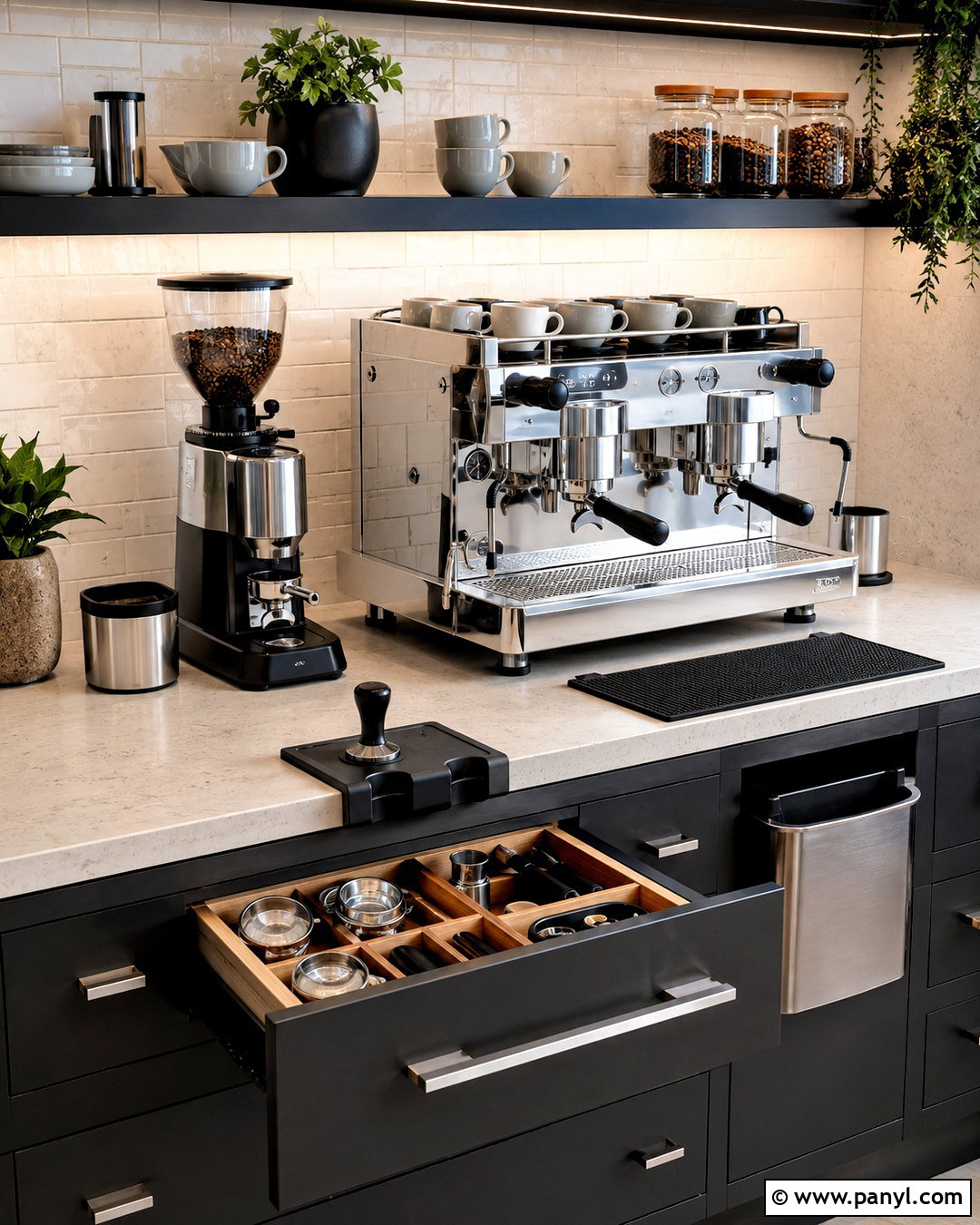 Espresso Coffee Station - 20 coffee station ideas