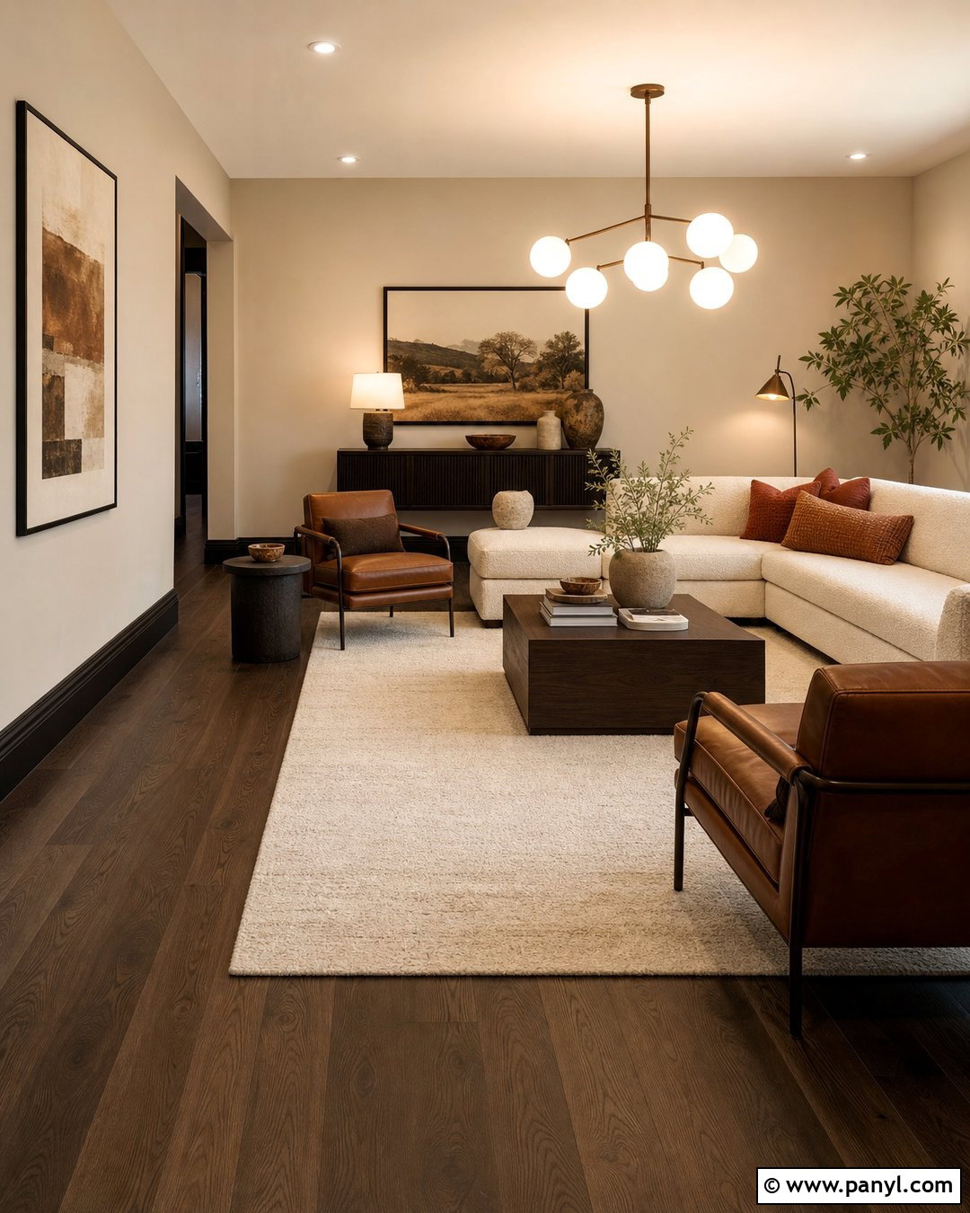 Espresso Skirting Boards With Beige Walls - 35 Dark Skirting Boards Light Walls