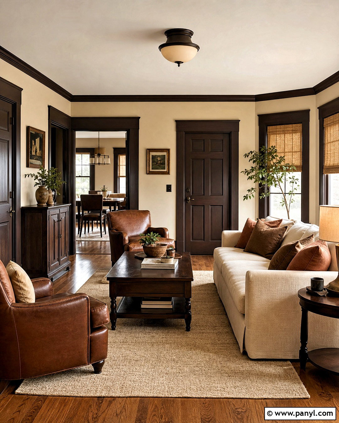 20 Dark Painted Trim Ideas for Striking, Designer-Look Rooms